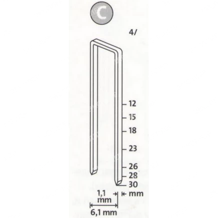 Скоба 4/40g 2000шт Novus 042-0621